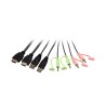 SWITCH KVM ATEN control 2 PC la 1 KVM, 4K resolution, button port selector, conector tip USB (T) x 2 | HDMI (T) x 2, 2 x 3.5mm A