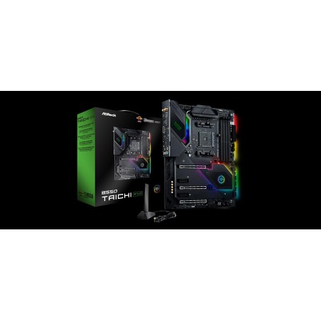 PLACA de BAZA Asrock "B550 TAICHI RAZER", skt AM4, ATX, AMD B550, 4 x DDR4, max. 128 GB, 8 x SATA, 2 x M.2, 7.1, "B550 TAICHI RA