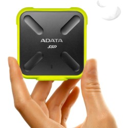 SSD extern ADATA SD700, 512 GB, USB 3.2, R/W: 440 MB/s, "ASD700-512GU31-CYL" (timbru verde 0.18 lei)