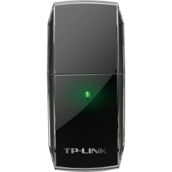 ADAPTOR RETEA TP-LINK AC600, extern wireless 2.4 GHz | 5 GHz, USB 2.0, port, 433 Mbps, antena interna x 1, "Archer T2U" (timbru 