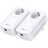 KIT ADAPTOR POWERLINE TP-LINK tehnologie AV2, AV1300, pana la 1300Mbps, 1 port Gigabit, priza AC, 2 buc., "TL-PA8010PKIT" (timbr