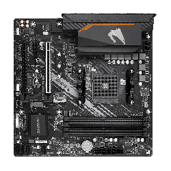 PLACA de BAZA Gigabyte "B550M AORUS ELITE", skt AM4, mATX, AMD B550, 4 x DDR4, max. 128 GB, 4 x SATA, 1 x M.2, 7.1, "B550M AORUS