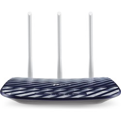 ROUTER TP-LINK wireless  750Mbps, 4 porturi 10/100Mbps, 3 antene externe, Dual Band AC750 "Archer C20"/ 835010 (timbru verde 0.8