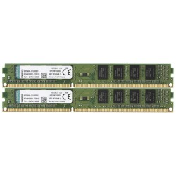 Memorie DDR Kingston DDR3 8 GB, frecventa 1600 MHz, 8 GB x 2 module, radiator, "KVR16N11S8K2/8"