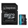 CARD MicroSD KINGSTON, 256 GB, MicroSD, clasa 10, standard UHS-I U3, "SDCG3/256GB" (timbru verde 0.03 lei)