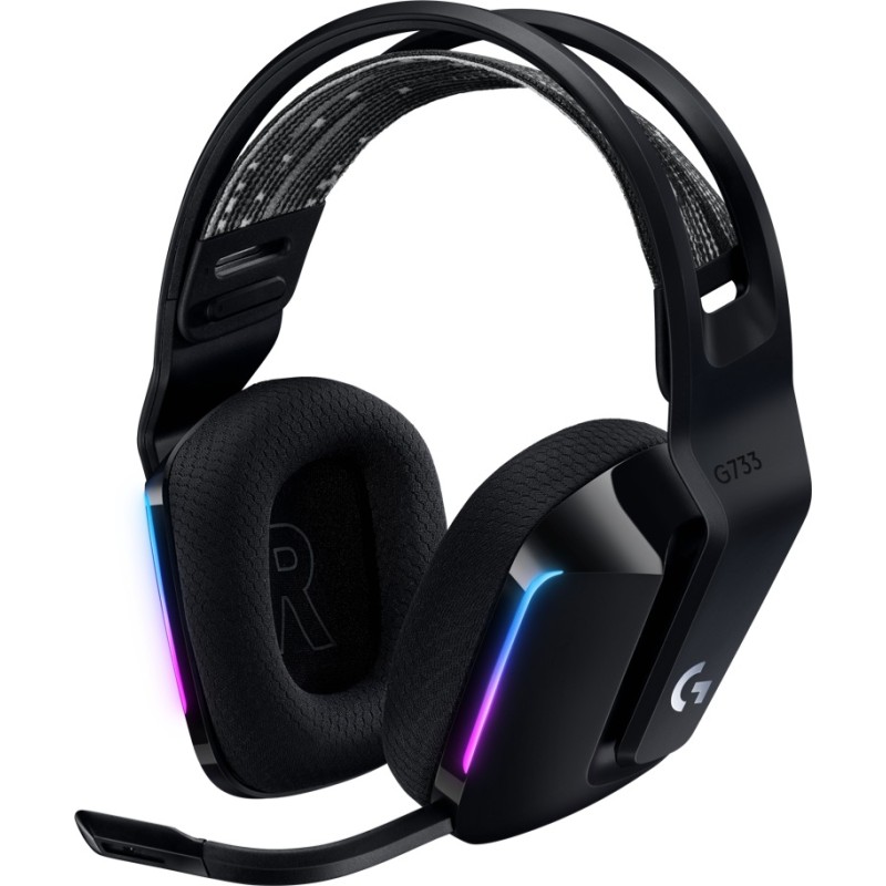 CASTI LOGITECH, "GT33", wireless, gaming, utilizare multimedia, microfon pe brat, conectare prin USB 2.0, negru, "981-000864", (