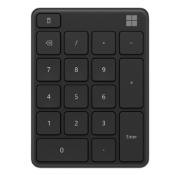 TASTATURA numerica  MICROSOFT, wireless, 18 taste, negru, "23O-00009" (timbru verde 0.8 lei)