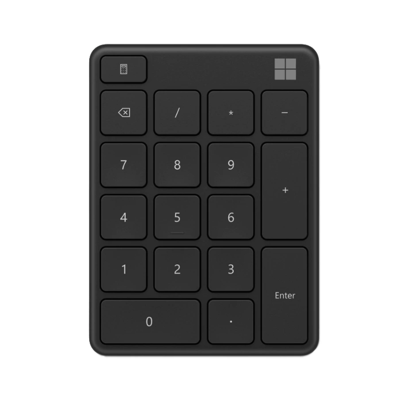 TASTATURA numerica  MICROSOFT, wireless, 18 taste, negru, "23O-00009" (timbru verde 0.8 lei)