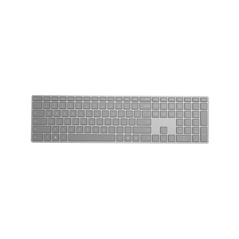 TASTATURA MICROSOFT, wireless, 108 taste format standard (104-108 taste), Bluetooth, gri, "WS2-00021" (timbru verde 0.8 lei)