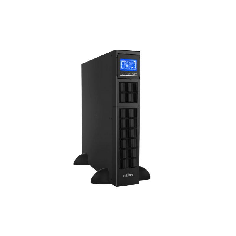 UPS Njoy "Balder 2000", Online, Tower/rack, 2000 W, AVR, IEC x 8, display LCD, back-up 11 - 20 min. "UPCMCOP120HBAAZ01B" (timbru