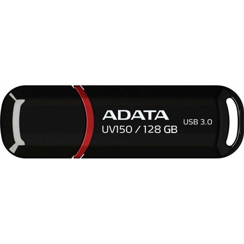 MEMORIE USB 3.2 ADATA 128 GB, cu capac, carcasa plastic, negru, "AUV150-128G-RBK" (timbru verde 0.03 lei)