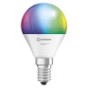 SET 3 becuri smart LED Osram, soclu E14, putere 5W, forma sferic, lumina multicolora, alimentare 220 - 240 V, "00000405807548599