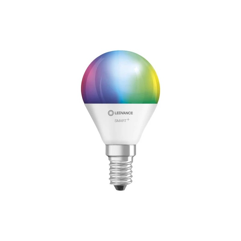 SET 3 becuri smart LED Osram, soclu E14, putere 5W, forma sferic, lumina multicolora, alimentare 220 - 240 V, "00000405807548599