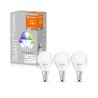 SET 3 becuri smart LED Osram, soclu E14, putere 5W, forma sferic, lumina multicolora, alimentare 220 - 240 V, "00000405807548599