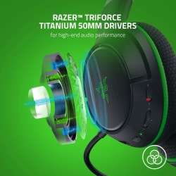 CASTI RAZER - gaming, "Kaira Xbox", wireless, gaming, utilizare multimedia, microfon pe brat, conectare prin Bluetooth 5.0, negr