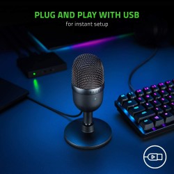 MICROFON RAZER, suport tip "picior", conector USB, negru, "RZ19-03450100-R3M1" (timbru verde 0.03 lei)