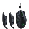 MOUSE RAZER, "Naga Pro", gaming,cu fir|wireless,USB|2.4GHz,20000 dpi, butoane/scroll 20/1, iluminare,mod dual de conec,laterale 