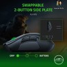 MOUSE RAZER, "Naga Pro", gaming,cu fir|wireless,USB|2.4GHz,20000 dpi, butoane/scroll 20/1, iluminare,mod dual de conec,laterale 