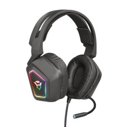 CASTI TRUST, "GXT 450 Blizz", cu fir, gaming, utilizare multimedia, microfon pe brat, conectare prin USB 2.0, negru, "TR-23191",