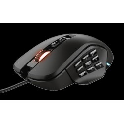 MOUSE TRUST, "GXT 970 Morfix", gaming, cu fir, USB,optic, 5000 dpi,14/1,iluminare,butoane programabile,mod dual de conectare,lat