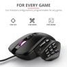 MOUSE TRUST, "GXT 970 Morfix", gaming, cu fir, USB,optic, 5000 dpi,14/1,iluminare,butoane programabile,mod dual de conectare,lat