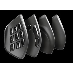 MOUSE TRUST, "GXT 970 Morfix", gaming, cu fir, USB,optic, 5000 dpi,14/1,iluminare,butoane programabile,mod dual de conectare,lat