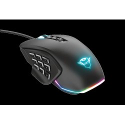 MOUSE TRUST, "GXT 970 Morfix", gaming, cu fir, USB,optic, 5000 dpi,14/1,iluminare,butoane programabile,mod dual de conectare,lat
