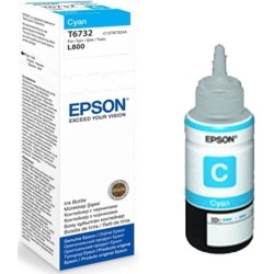 Cartus Cerneala Original Epson Cyan, T6732, pentru L800,  , (timbru verde 0.15 lei), "C13T67324A"(RAPO)