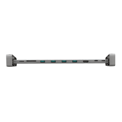 HUB extern TRUST, porturi USB USB 3.2 x 4, USB 3.2 Type-C x 2, conectare prin USB 3.2 Type C, argintiu, "TR-23417" (timbru verde