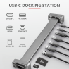 HUB extern TRUST, porturi USB USB 3.2 x 4, USB 3.2 Type-C x 2, conectare prin USB 3.2 Type C, argintiu, "TR-23417" (timbru verde