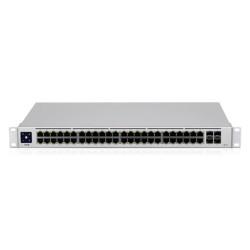 SWITCH PoE UBIQUITI, port Gigabit x 48, SFP SFP x 4, managed, rackabil, "USW-48-POE" (timbru verde 2 lei)