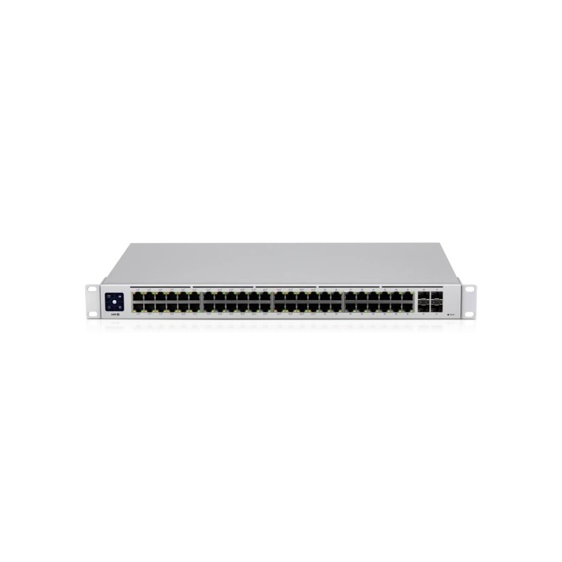 SWITCH PoE UBIQUITI, port Gigabit x 48, SFP SFP x 4, managed, rackabil, "USW-48-POE" (timbru verde 2 lei)