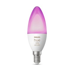 BEC smart LED Philips, soclu E14, putere 5.3W, forma lumanare, lumina multicolora, alimentare 220 - 240 V, "000008718699726317" 