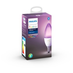 BEC smart LED Philips, soclu E14, putere 5.3W, forma lumanare, lumina multicolora, alimentare 220 - 240 V, "000008718699726317" 
