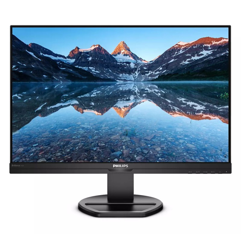 MONITOR PHILIPS 24.1 inch, home, office, IPS, Full HD (1920 x 1080), Wide, 300 cd/mp, 4 ms, HDMI, DVI, VGA, DisplayPort, "240B9/