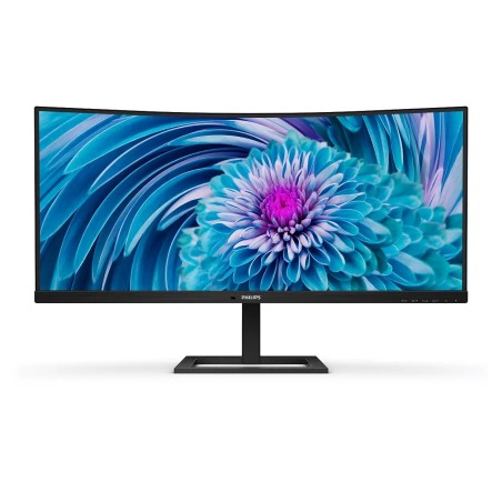 MONITOR PHILIPS 34 inch, home, office, VA, UWQHD (3440 x 1440), Ultra Wide, 300 cd/mp, 1 ms, HDMI, DisplayPort, "346E2CUAE/00" (