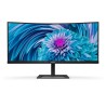MONITOR PHILIPS 34 inch, home, office, VA, UWQHD (3440 x 1440), Ultra Wide, 300 cd/mp, 1 ms, HDMI, DisplayPort, "346E2CUAE/00" (