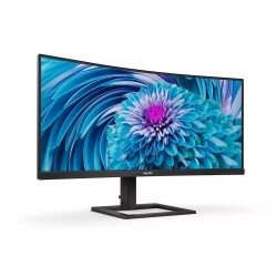 MONITOR PHILIPS 34 inch, home, office, VA, UWQHD (3440 x 1440), Ultra Wide, 300 cd/mp, 1 ms, HDMI, DisplayPort, "346E2CUAE/00" (