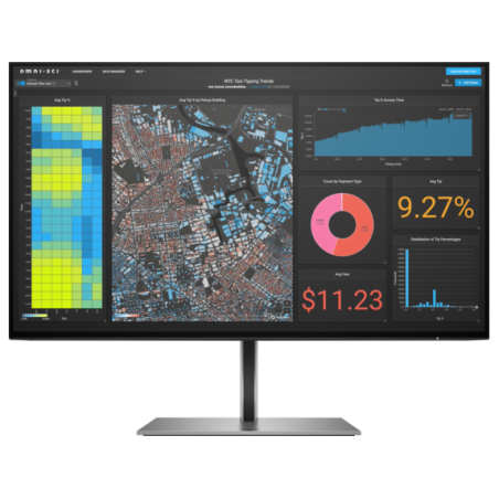 MONITOR HP 23.8 inch, home, office, IPS, Full HD (1920 x 1080), Wide, 300 cd/mp, 5 ms, HDMI, DisplayPort x 2, "3G828AA" (timbru 