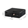 PROIECTOR EPSON EF-11, lampa Laser, 1000 lumeni, rezolutie Full HD (1920 x 1080), contrast 2.500.000 : 1, HDMI, USB 2.0, 3.5 mm 
