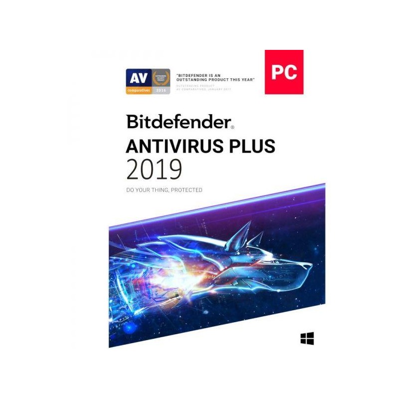 Bitdefender Antivirus Plus 2021, 1 an, 1 dispozitiv, scratch card AV03ZZCSN1201HEN- valabile doar pe teritoriul Romaniei