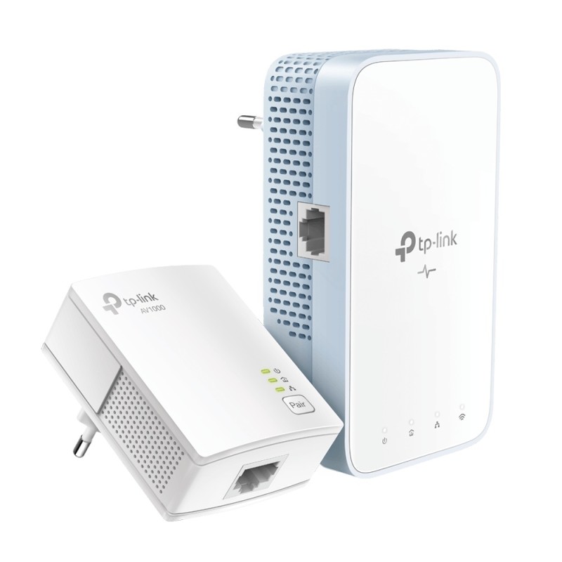 KIT ADAPTOR + Amplificator POWERLINE. AV1000 Gigabit AC, TP-LINK "TL-WPA7517 KIT" (timbru verde 2 lei)