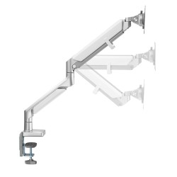 SUPORT de birou LOGILINK, pt 1 TV/monitor plat, curbat, diag. max 32 inch, rotatie, inclinare, pivotare, max 9 kg, "BP0086"
