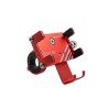 SUPORT Bicicleta SPACER pt. SmartPhone, fixare de ghidon, Metalic, rosu, cheie de montare,  "SPBH-METAL-RED"