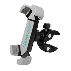 SUPORT Bicicleta SPACER pt SmartPhone, Multi-Purpose, fixare de bare de diferite dimensiuni, Negru, "SPBH-MP-01"