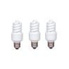 SET 5 becuri fluorescent Panasonic, soclu E27, putere 13W, forma spirala, lumina alb rece, alimentare 220 - 240 V, "EFD13E672V-3