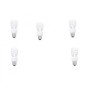 SET 5 becuri fluorescent Panasonic, soclu E27, putere 14W, forma spirala, lumina alb calda, alimentare 220 - 240 V, "EFD14E27HD3