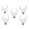 SET 5 becuri fluorescent Panasonic, soclu E27, putere 13W, forma sferic, lumina alb calda, alimentare 220 - 240 V, "EFG13E282V-5