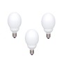 SET 3 becuri fluorescent Panasonic, soclu E27, putere 13W, forma sferic, lumina alb rece, alimentare 220 - 240 V, "EFG13E672V-3"