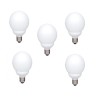 SET 5 becuri fluorescent Panasonic, soclu E27, putere 13W, forma sferic, lumina alb rece, alimentare 220 - 240 V, "EFG13E672V-5"